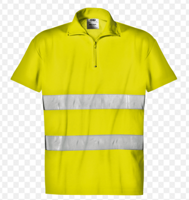 Polo SIR MISTRAL manica corta poliestere/cotone giallo